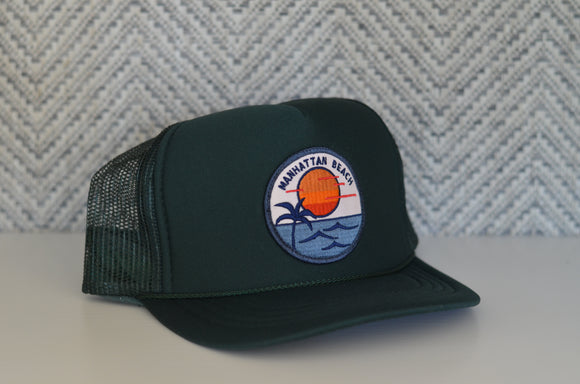 Youth ||| Trucker Hat ||| Manhattan Beach Sunset - Local Stripes