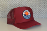 Adult ||| Trucker Hat ||| Manhattan Beach Sunset - Local Stripes